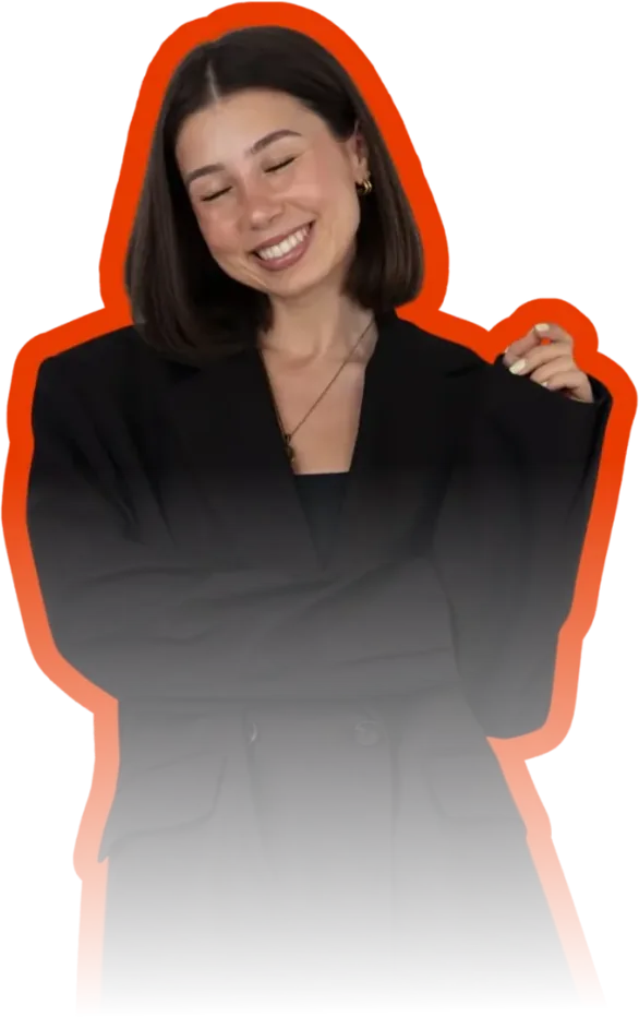 Jéssica, psicóloga, a sorrir